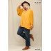 Woven And Textured Chiffon Top With Voluminous Sheer Sleeves