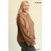 Novelty Knit And Solid Knit Mixed Loose Top
