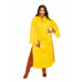 Cape Sleeve Shirt Dress