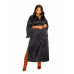 Cape Sleeve Shirt Dress