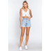 Halter Ruched Crop Sweater Knit Top