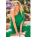One Shoulder 3/4 Sleeve Unbalanced Waist Elastic Solid Pants Jumpsuit