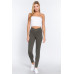 Mid-rise Ponte Pants