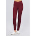 Mid-rise Ponte Pants