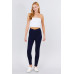 Mid-rise Ponte Pants