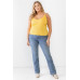 Plus Ribbed Ruffle Tank Top