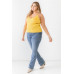 Plus Ribbed Ruffle Tank Top