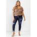 Plus Floral Chiffon Ruched Smocked Off-the-shoulder Top