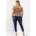 Plus Floral Chiffon Ruched Smocked Off-the-shoulder Top