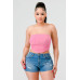 Luxe super stretch mesh layered corset bustier