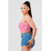 Luxe super stretch mesh layered corset bustier