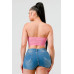Luxe super stretch mesh layered corset bustier