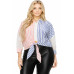 Plus gold & floral pattern print belted romer