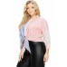 Plus gold & floral pattern print belted romer