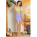 Organza Puff Short Sleeve Crop Top