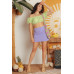 Organza Puff Short Sleeve Crop Top