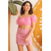 Organza Puff Short Sleeve Crop Top