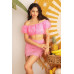 Organza Puff Short Sleeve Crop Top