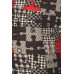 5-inch Long Yoga Style Banded Lined Puzzle Printed Knit Legging With High Waist