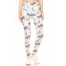 5-inch Long Yoga Style Banded Lined Sailor Printed Knit Legging With High Waist