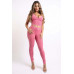 Mineral Washed Crop Top And Leggings Set