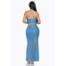 Sexy Back Sequin Maxi Dress