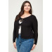 Solid Ribbed Pointelle Cardigan