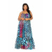 Printed Voluminous Maxi Dress