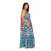 Printed Voluminous Maxi Dress