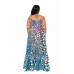 Printed Voluminous Maxi Dress