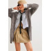 Knit Two Pocket Long Sleeve Open Front Cardigan