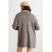 Knit Two Pocket Long Sleeve Open Front Cardigan
