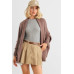 Batwing Sleeve Open Front Cardigan