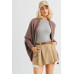 Batwing Sleeve Open Front Cardigan