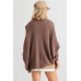 Batwing Sleeve Open Front Cardigan
