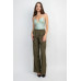 High-rise Cargo Parachute Pants
