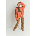 Two-toned Cozy Hooded Sweater