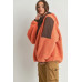 Two-toned Cozy Hooded Sweater