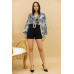 Woven Print Top Fashion Romper