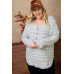 Brushed Hacci Two Tone Stripe Top