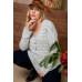 Brushed Hacci Two Tone Stripe Top