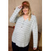 Brushed Hacci Two Tone Stripe Top