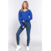 Dolman Slv Strappy Open Back Sweater