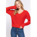 Dolman Slv Strappy Open Back Sweater