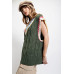 Multi Color Knitted Sweater Vest