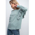 Double Ruffle Sleeves Top