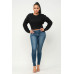 Checker Sweater Top