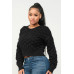 Checker Sweater Top