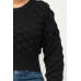 Checker Sweater Top