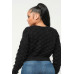 Checker Sweater Top